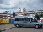 Бесплатный автобус Genser в пункт аренды автомобилей АрендаАвто-ктл на ул.Добролюбова